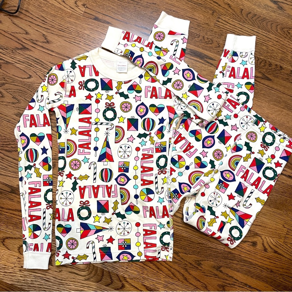 hanna andersson falala christmas pjs pajamas